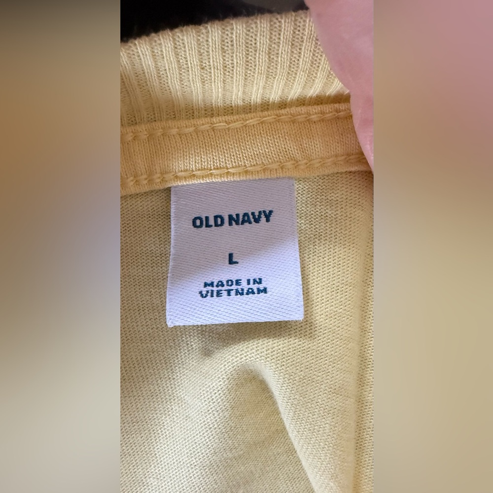 Old Navy Light Yellow T-Shirt Dress - Picture 5 of 5